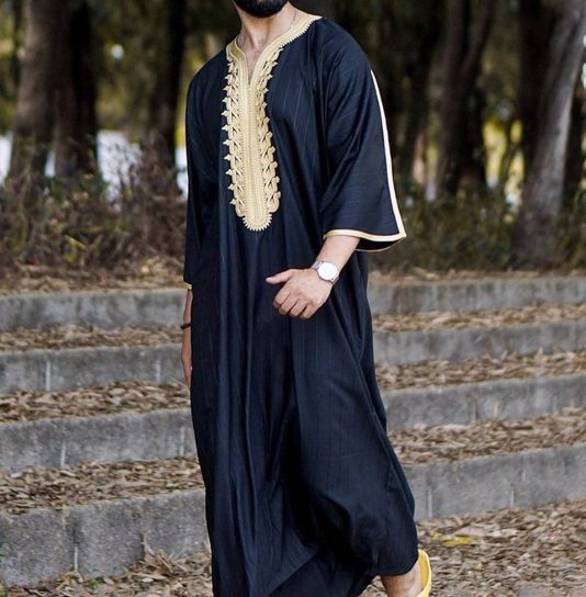 Idris Embroidered Kandoura Thobe