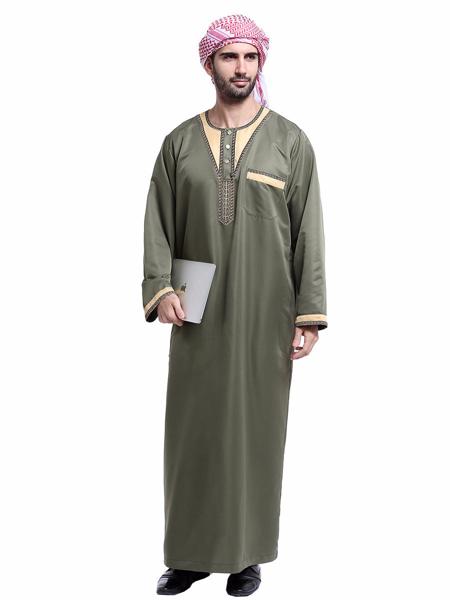 Hassan Classic Embroidered Thobe