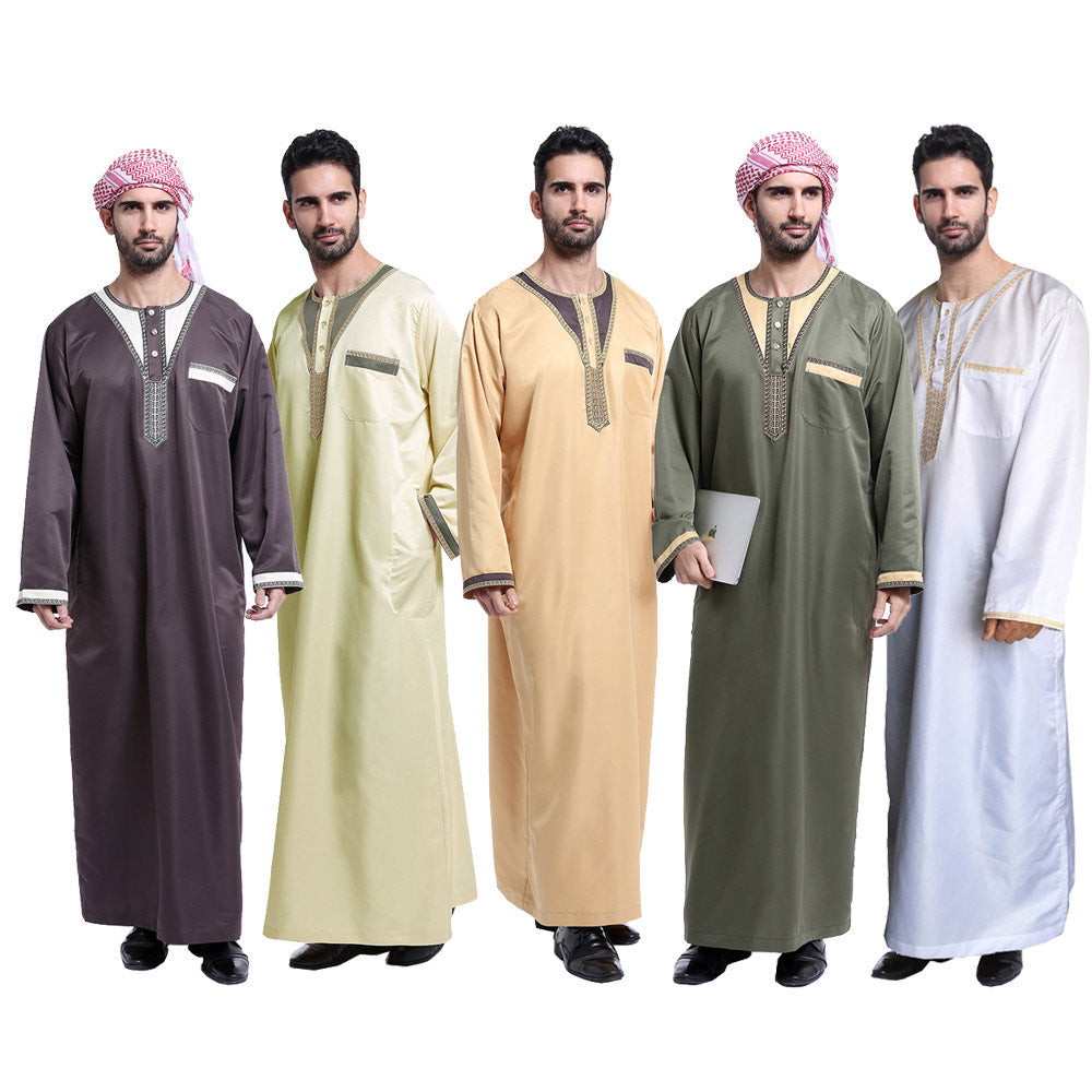 Hassan Classic Embroidered Thobe