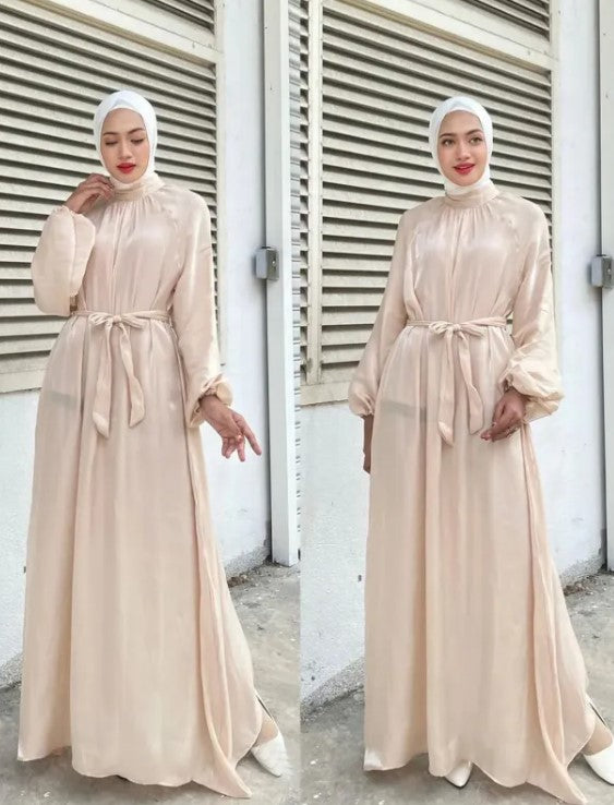 Abaya Hijab Dress with Sleeves