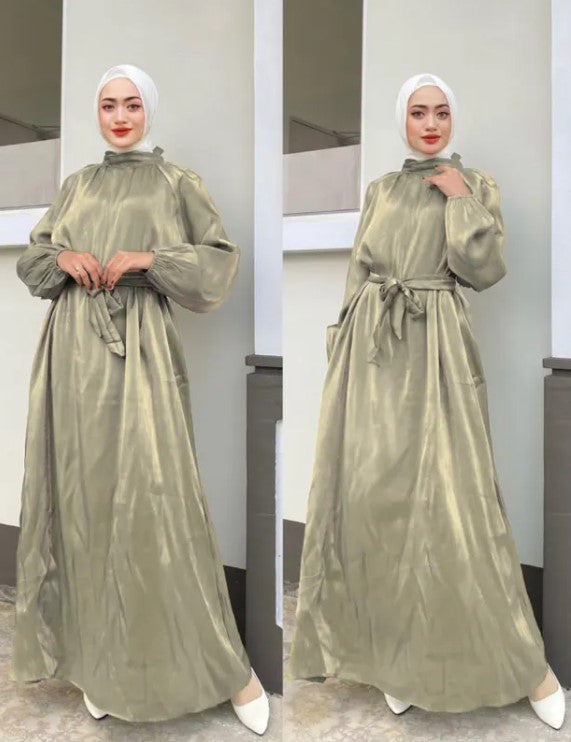 Abaya Hijab Dress with Sleeves