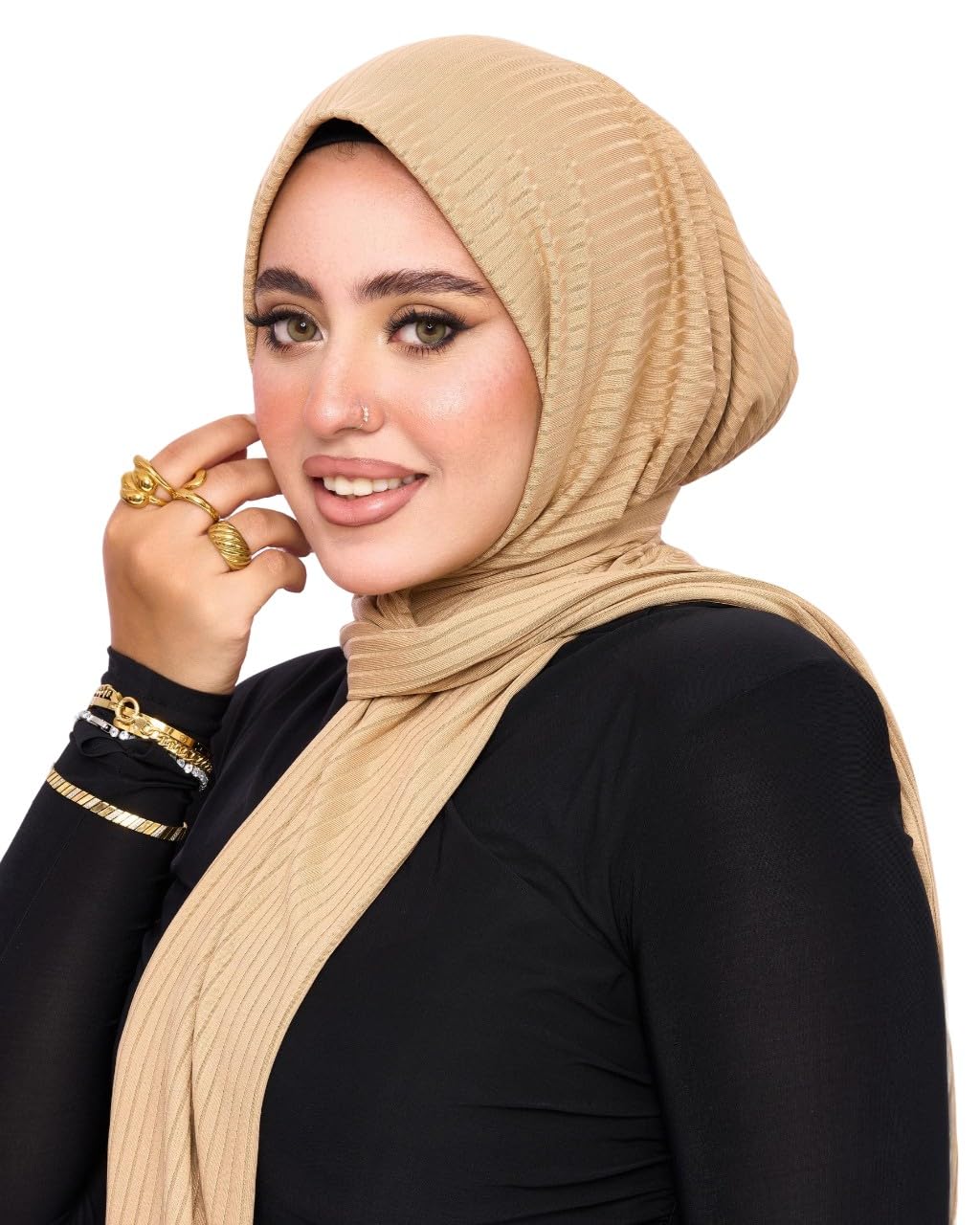 Noor Ribbed Cotton Hijab