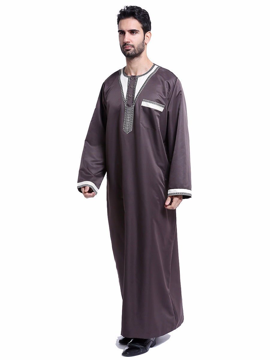 Hassan Classic Embroidered Thobe