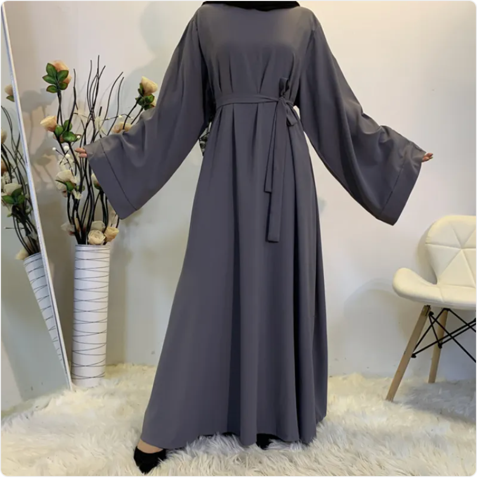 Noura Tie-Waist Abaya